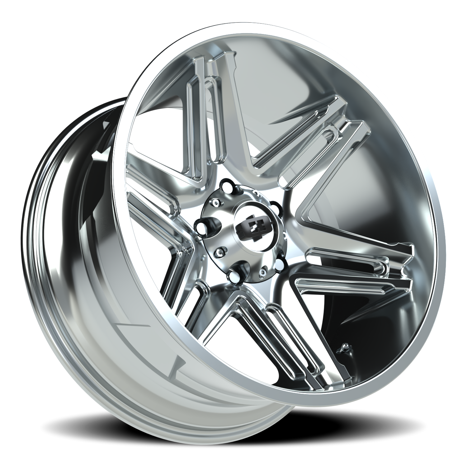 Vision Wheel 363 Chrome 20x10 -25 5x139.7mm 108mm - Wheelwiz