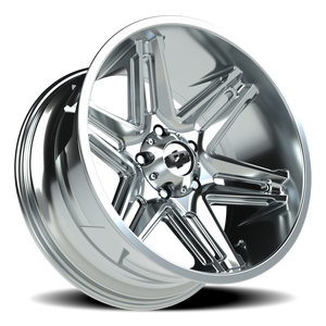 Vision Wheel 363 Chrome 20x10 -25 5x139.7mm 108mm - Wheelwiz