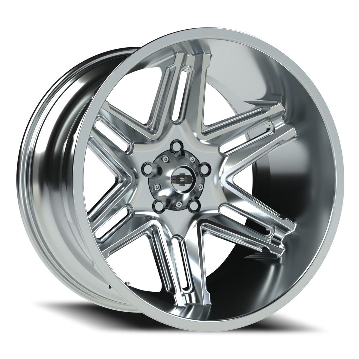 Vision Wheel 363 Chrome 20x12 -51 5x127mm 78.1mm - Wheelwiz