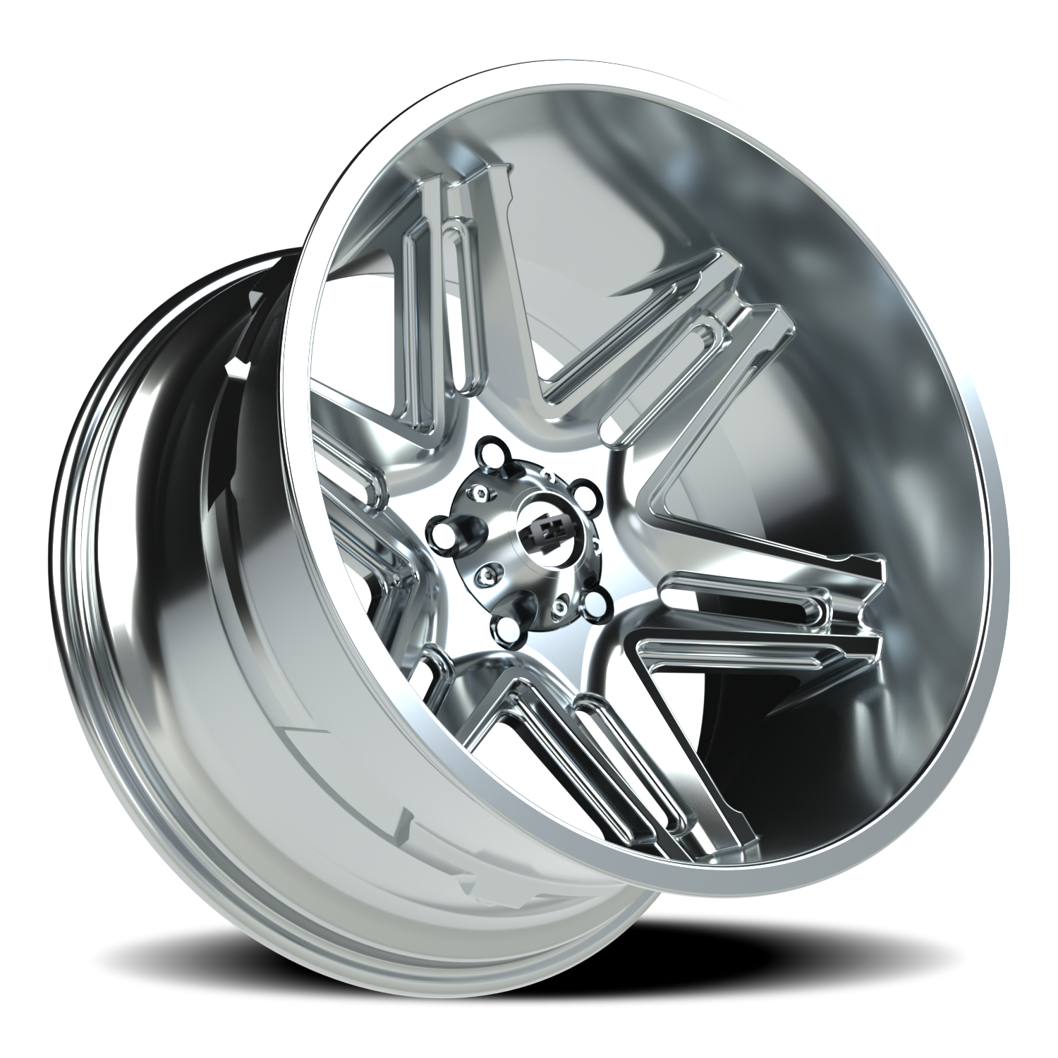 Vision Wheel 363 Chrome 20x12 -51 5x127mm 78.1mm - Wheelwiz