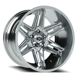 Vision Wheel 363 Chrome 20x12 -51 5x139.7mm 108mm - Wheelwiz