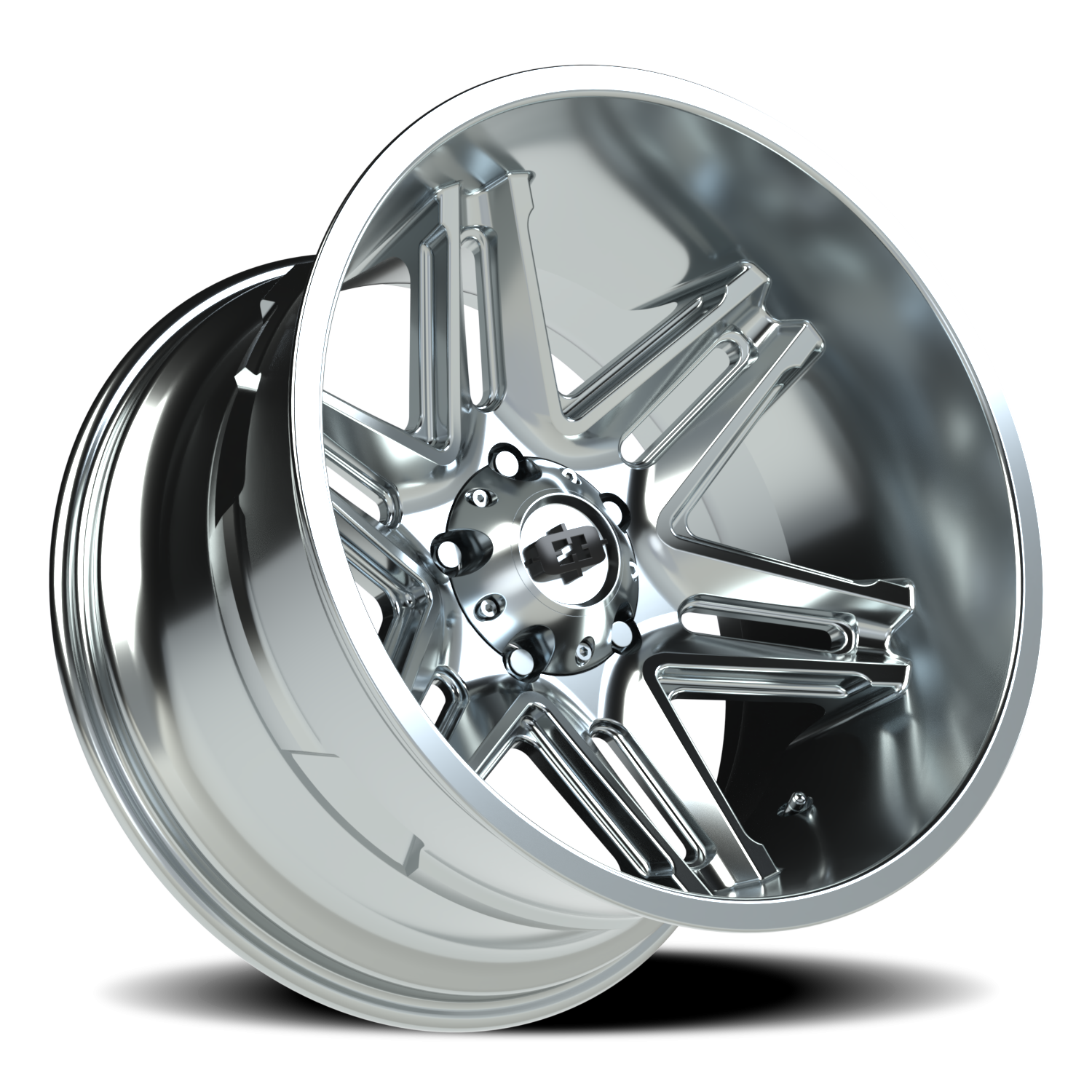 Vision Wheel 363 Chrome 20x12 -51 5x139.7mm 108mm - Wheelwiz