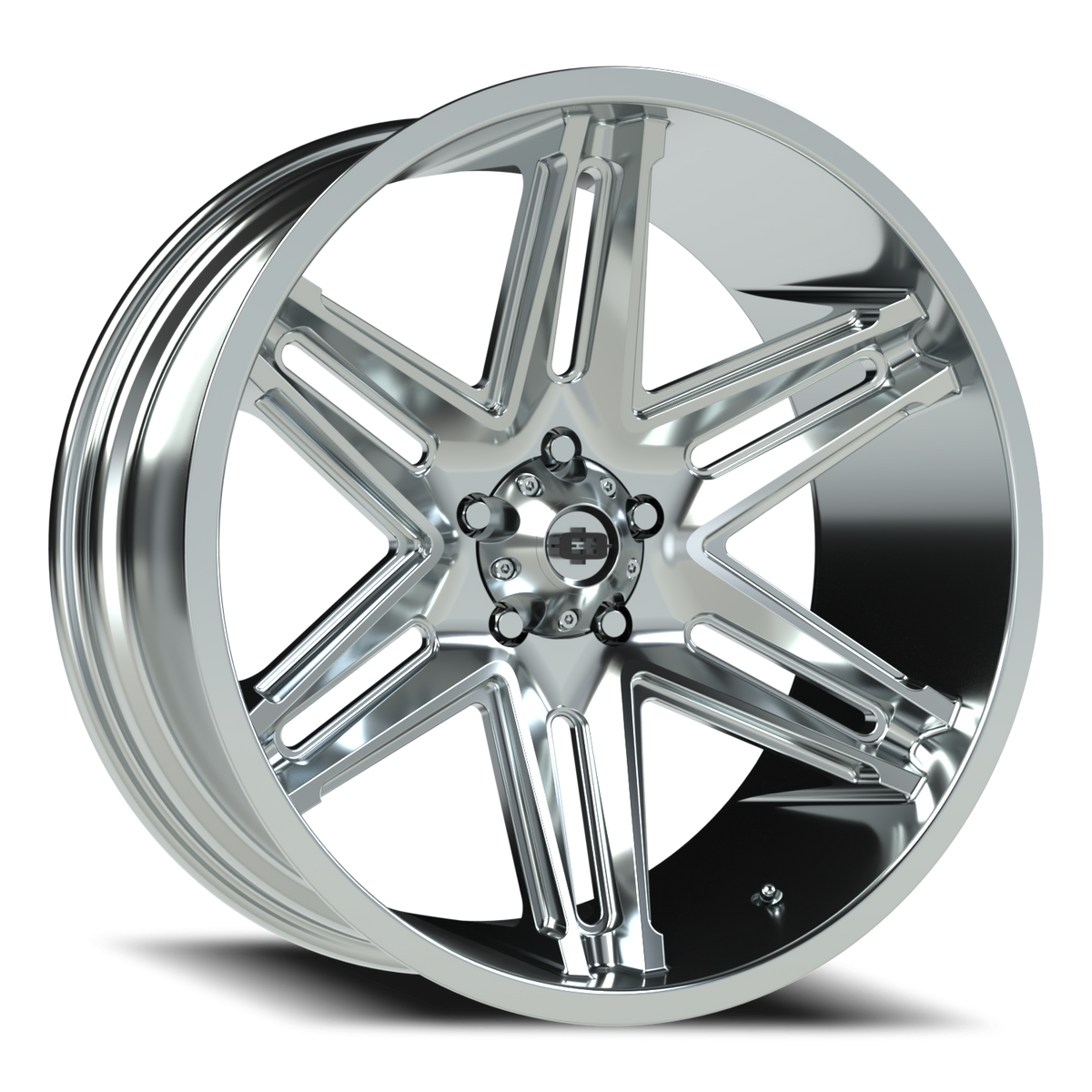 Vision Wheel 363 Chrome 22x10 -19 5x127mm 78.1mm - Wheelwiz
