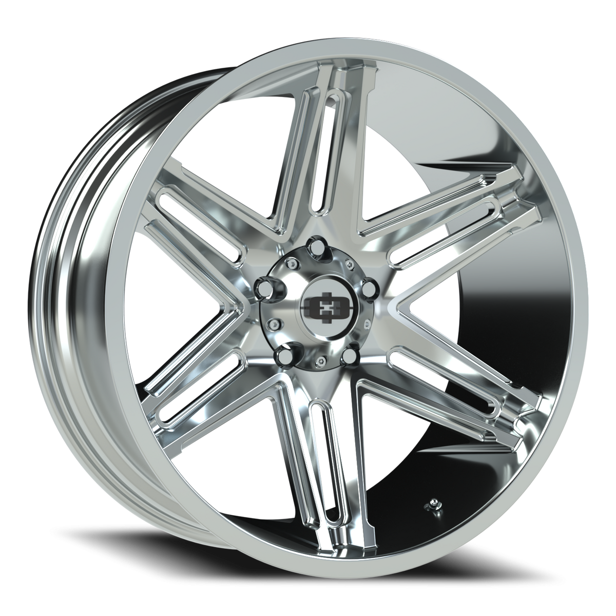 Vision Wheel 363 Chrome 22x10 -19 5x139.7mm 108mm - Wheelwiz