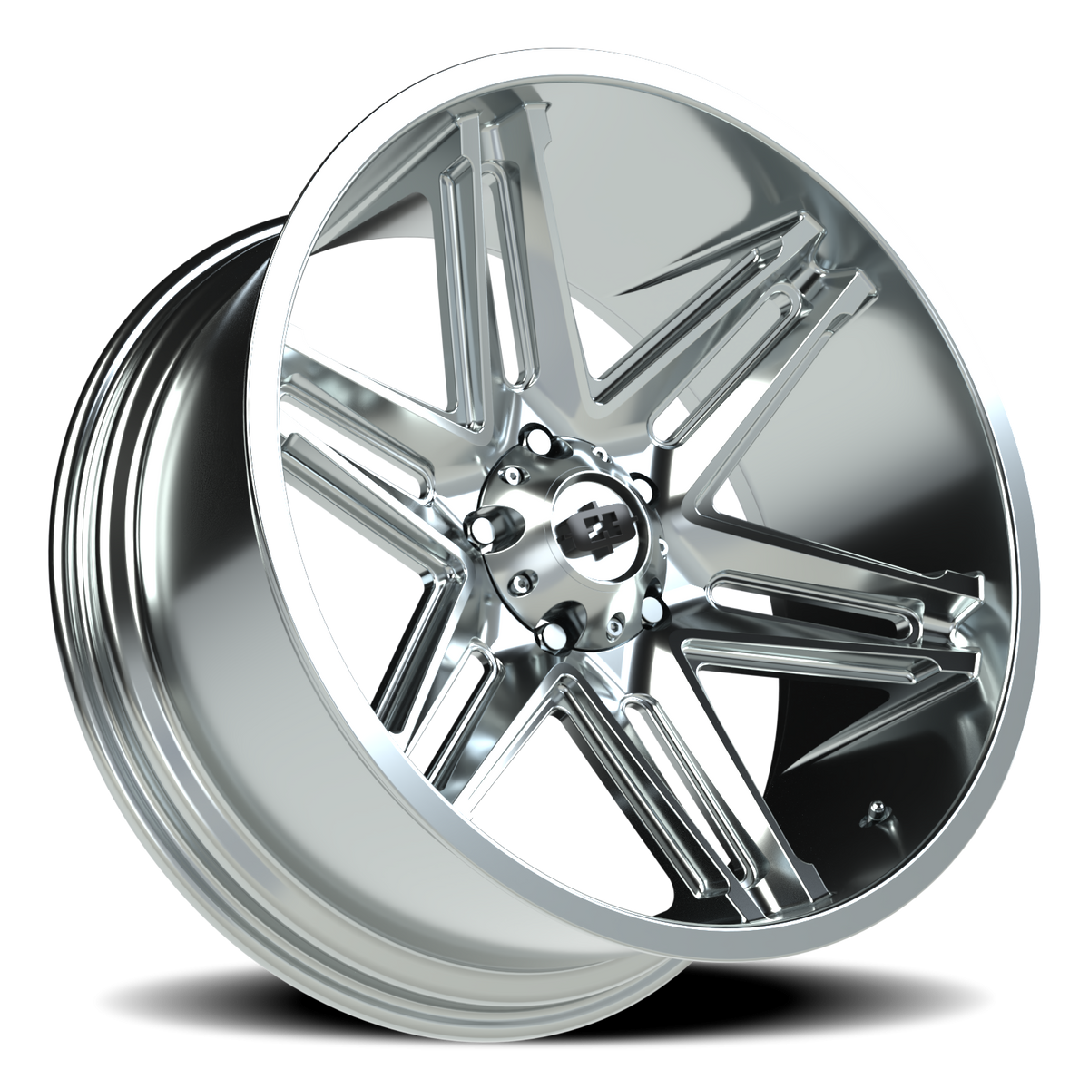 Vision Wheel 363 Chrome 22x10 -19 5x139.7mm 108mm - Wheelwiz