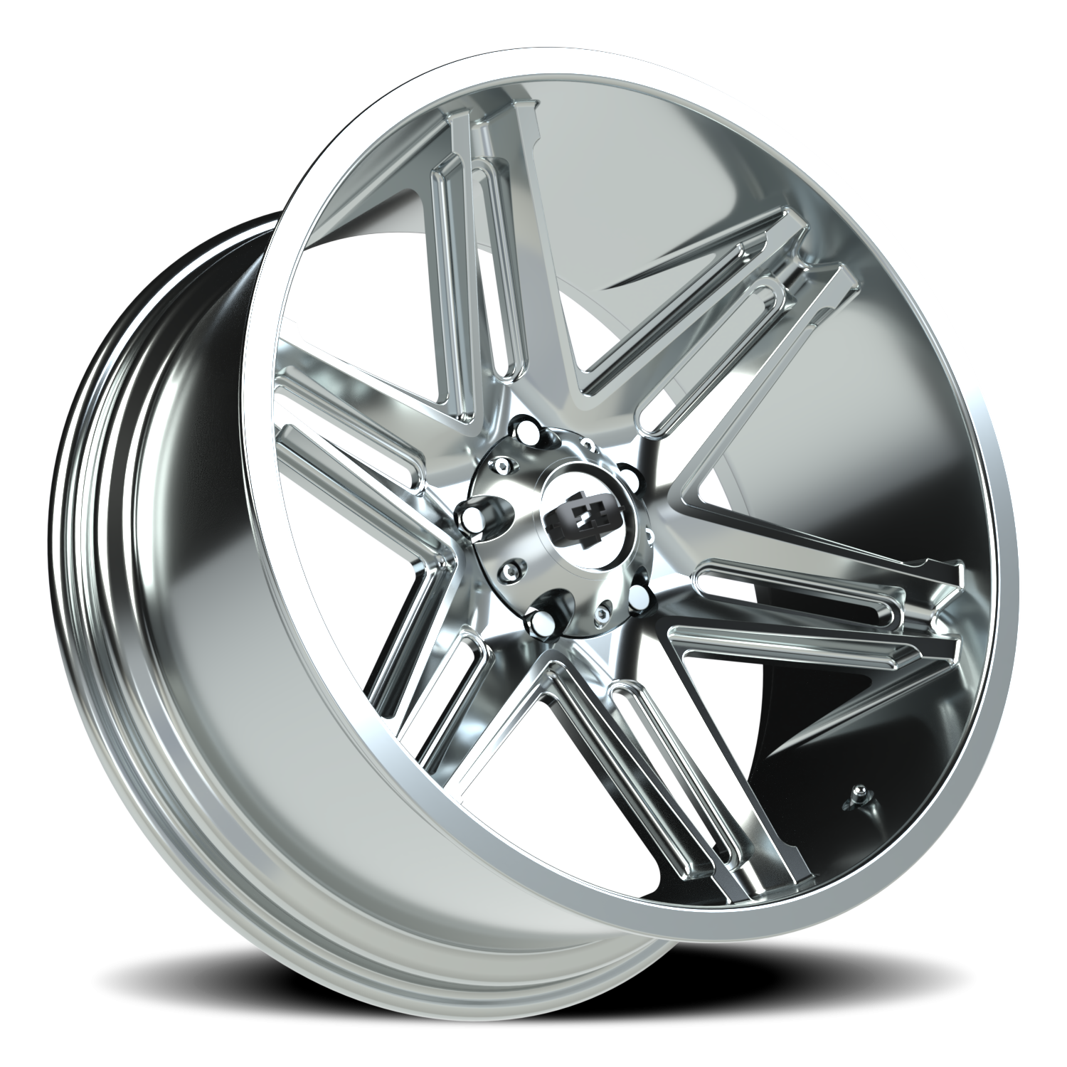 Vision Wheel 363 Chrome 22x10 -19 5x139.7mm 108mm - Wheelwiz