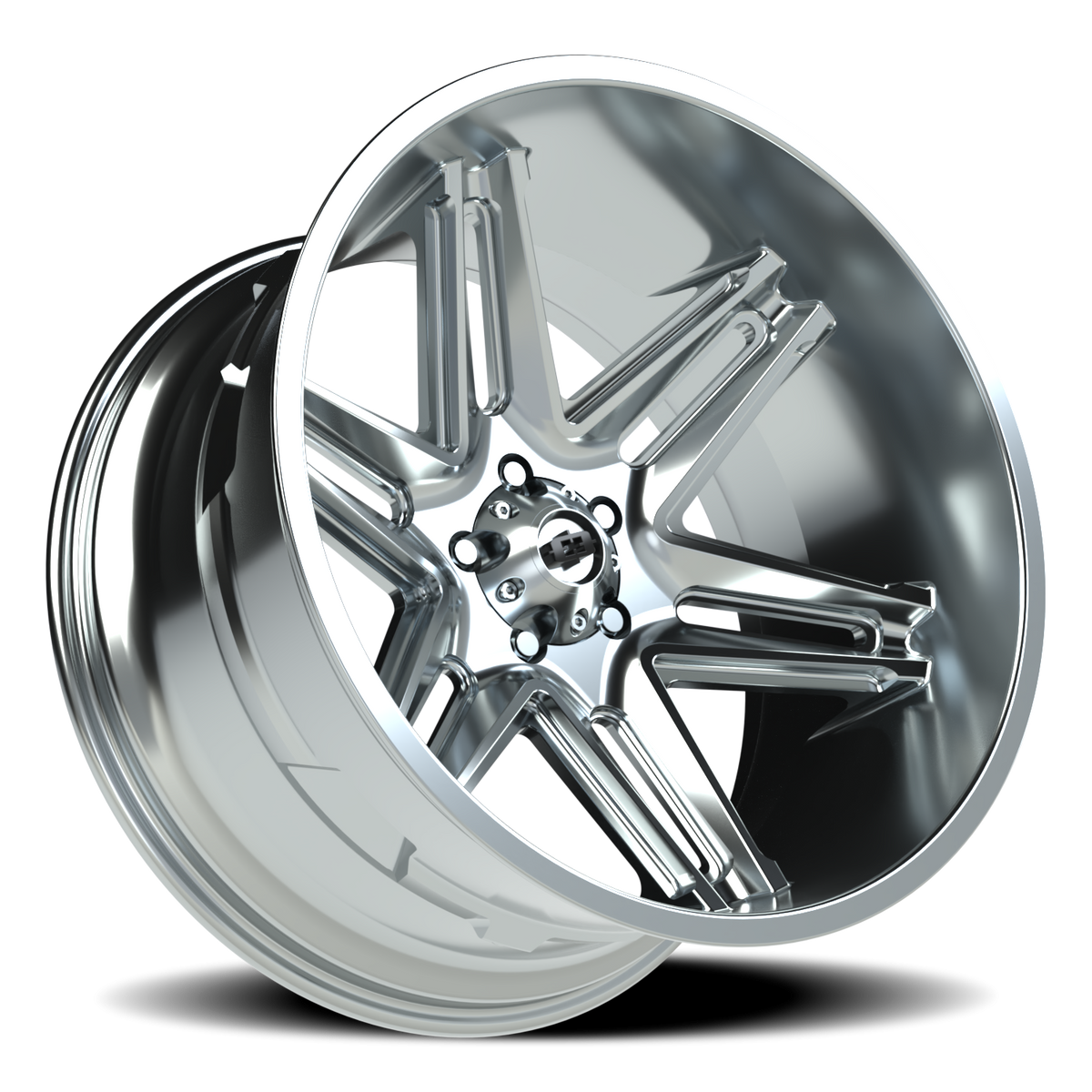 Vision Wheel 363 Chrome 22x12 -51 5x127mm 78.1mm - Wheelwiz