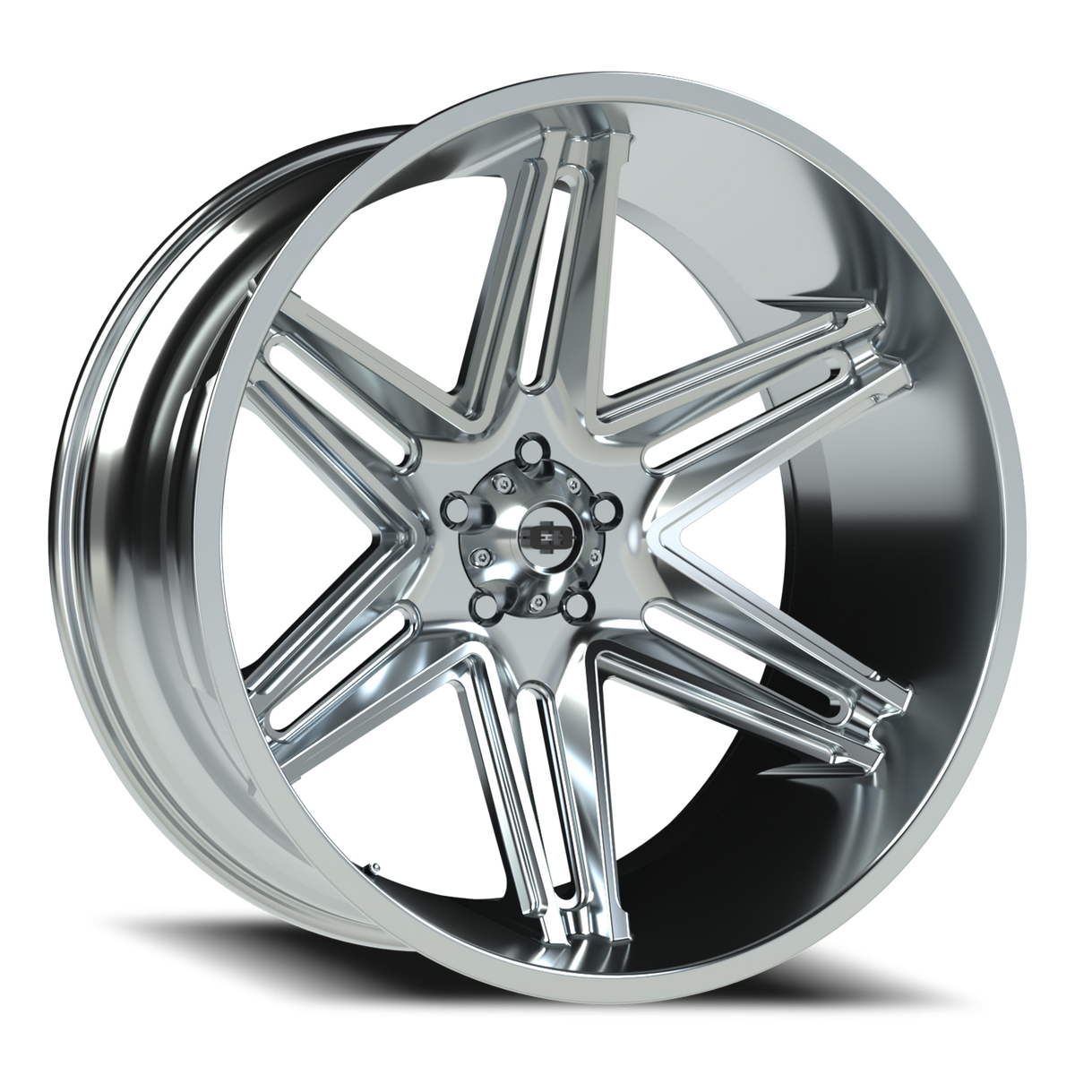 Vision Wheel 363 Chrome 24x12 -51 5x127mm 78.1mm - Wheelwiz