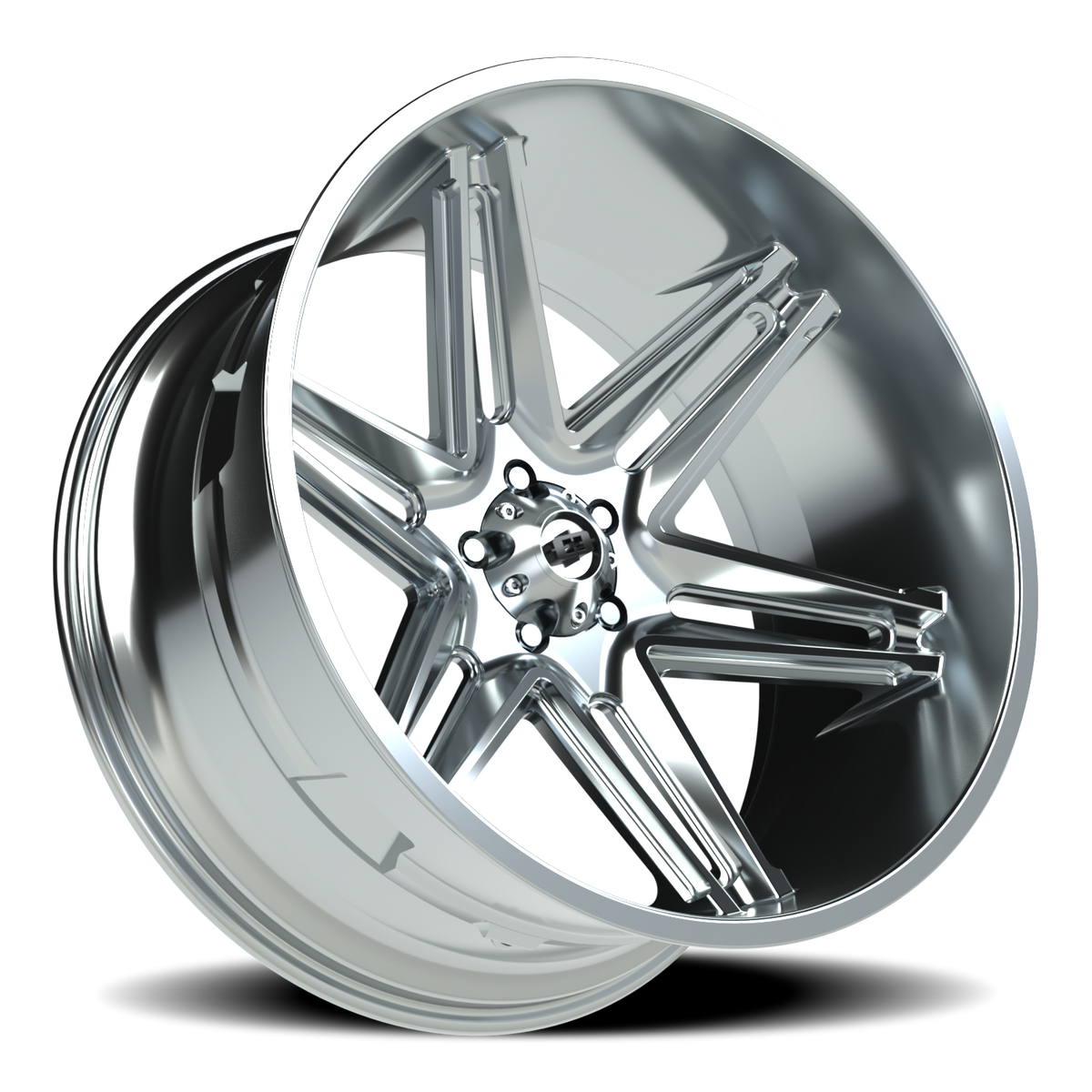 Vision Wheel 363 Chrome 24x12 -51 5x127mm 78.1mm - Wheelwiz