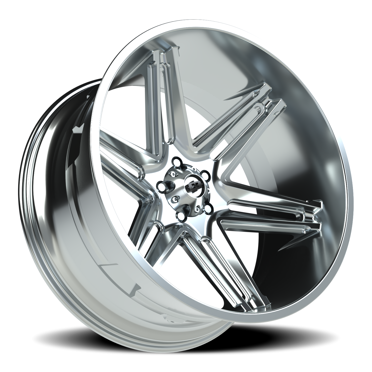 Vision Wheel 363 Chrome 24x12 -51 5x127mm 78.1mm - Wheelwiz