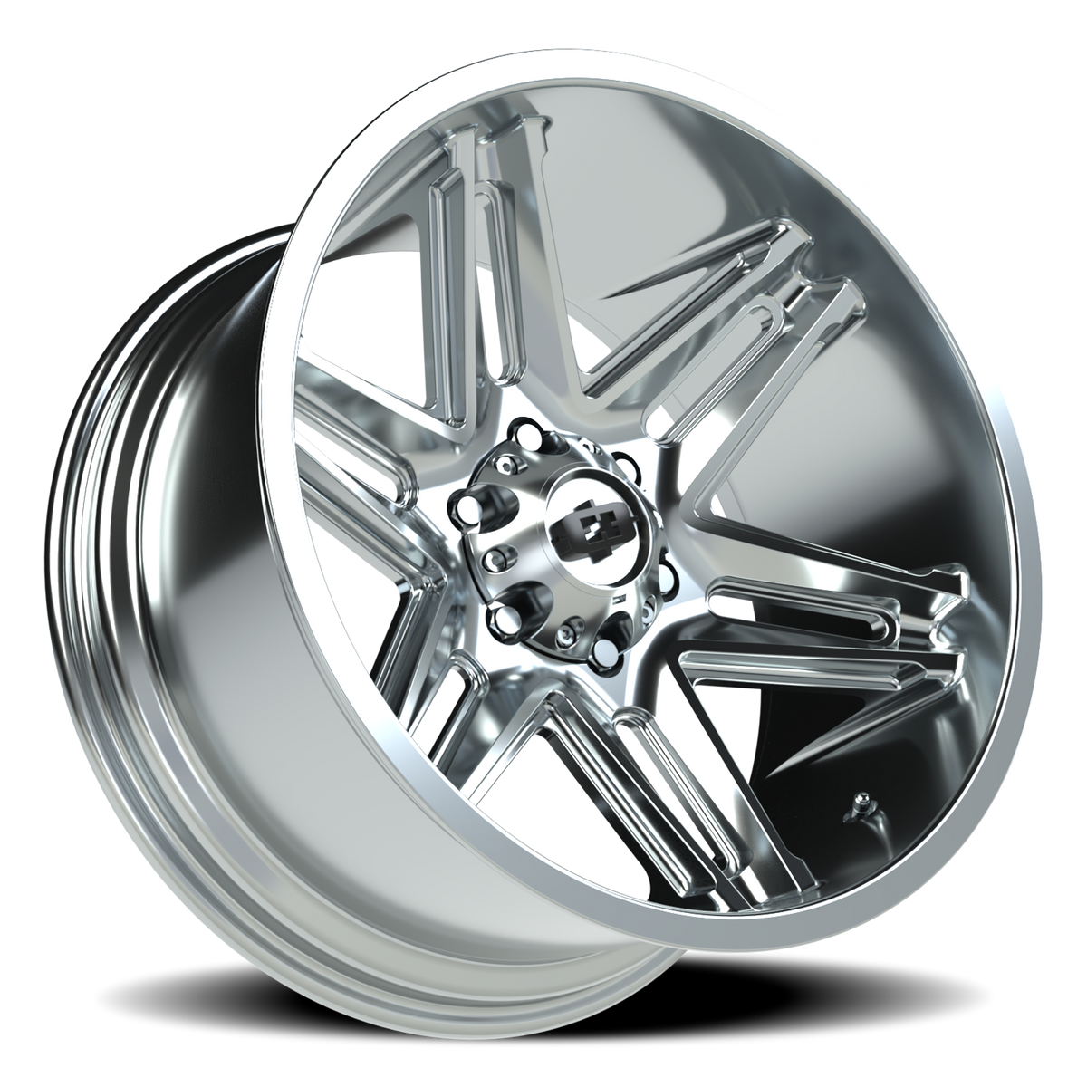 Vision Wheel 363 Chrome 20x10 -25 6x139.7mm 106.2mm - Wheelwiz