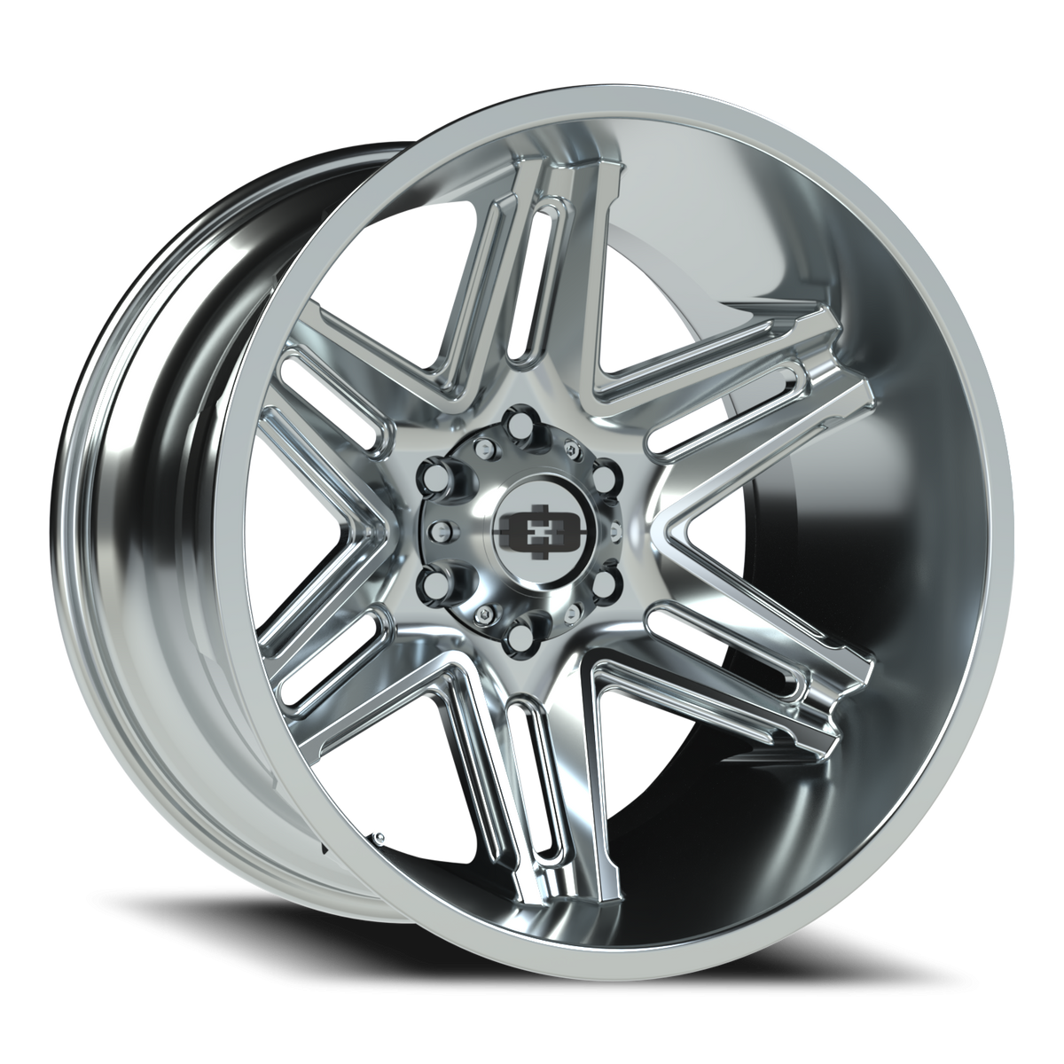 Vision Wheel 363 Chrome 20x12 -51 6x139.7mm 106.2mm - Wheelwiz