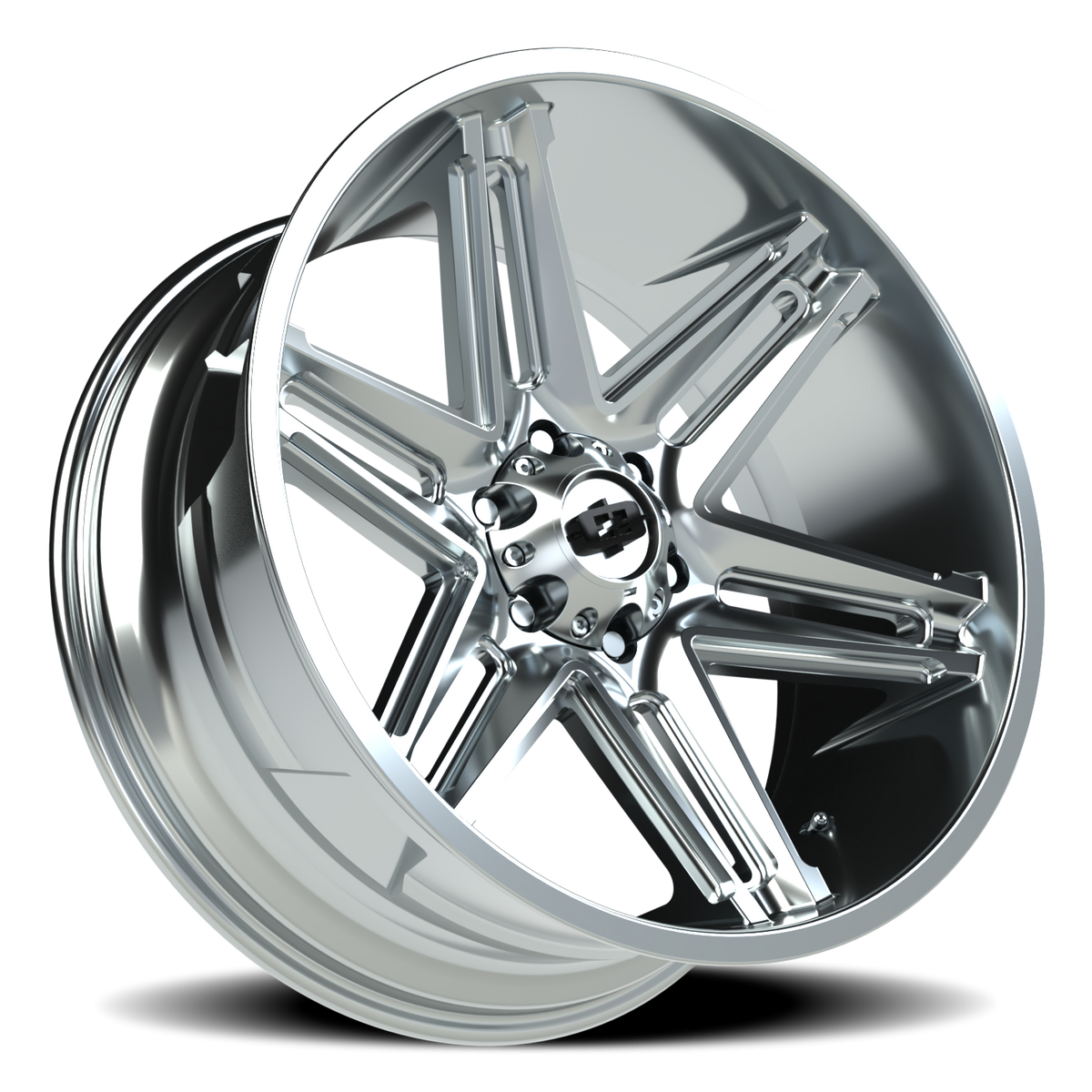 Vision Wheel 363 Chrome 22x10 -19 6x139.7mm 106.2mm - Wheelwiz