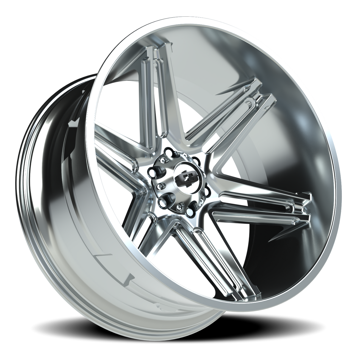 Vision Wheel 363 Chrome 24x12 -51 6x139.7mm 106.2mm - Wheelwiz