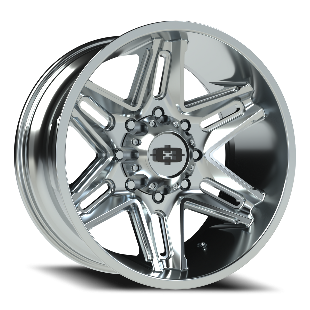 Vision Wheel 363 Chrome 20x10 -25 8x180mm 124.2mm - Wheelwiz