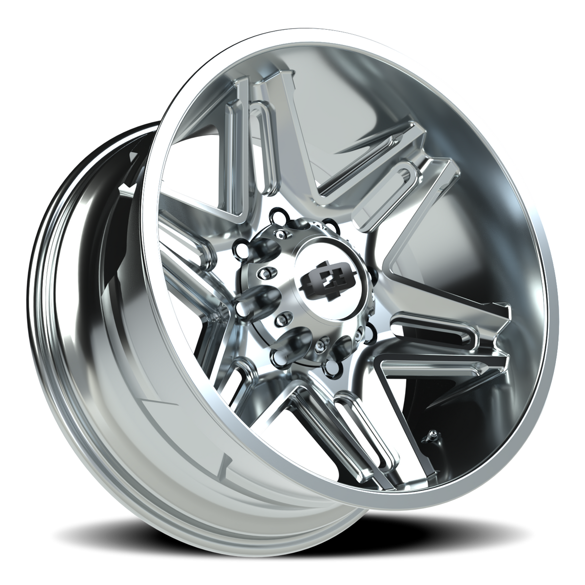 Vision Wheel 363 Chrome 20x10 -25 8x180mm 124.2mm - Wheelwiz
