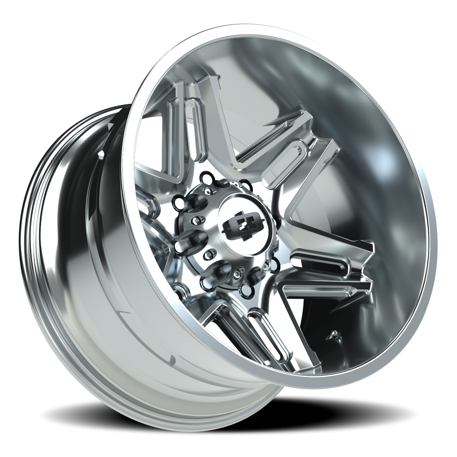 Vision Wheel 363 Chrome 20x12 -51 8x165.1mm 125.2mm - Wheelwiz