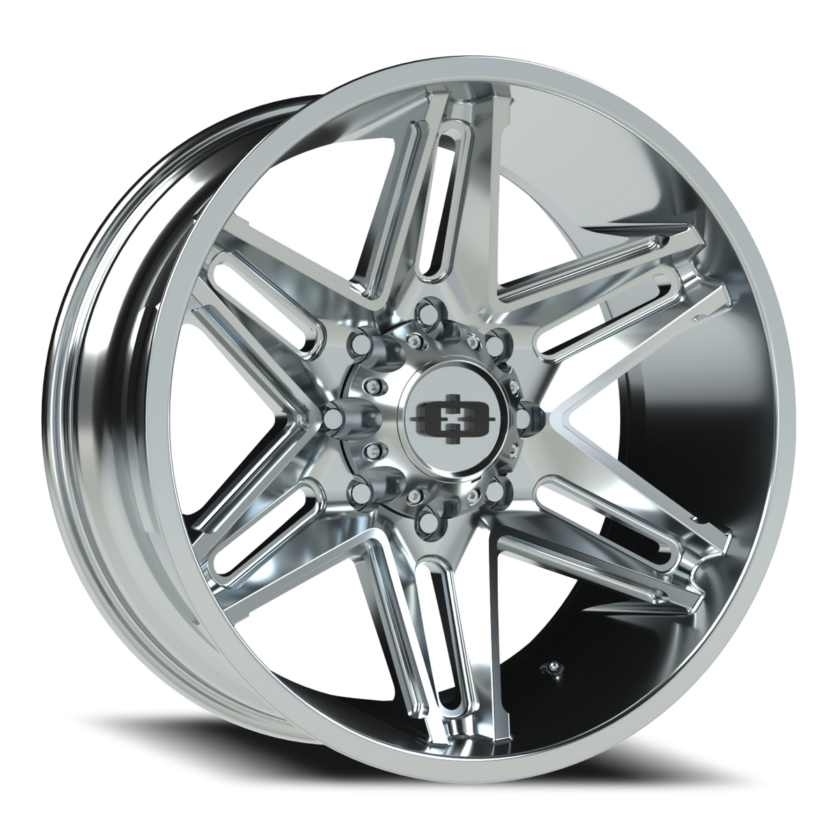Vision Wheel 363 Chrome 22x10 -19 8x165.1mm 125.2mm - Wheelwiz