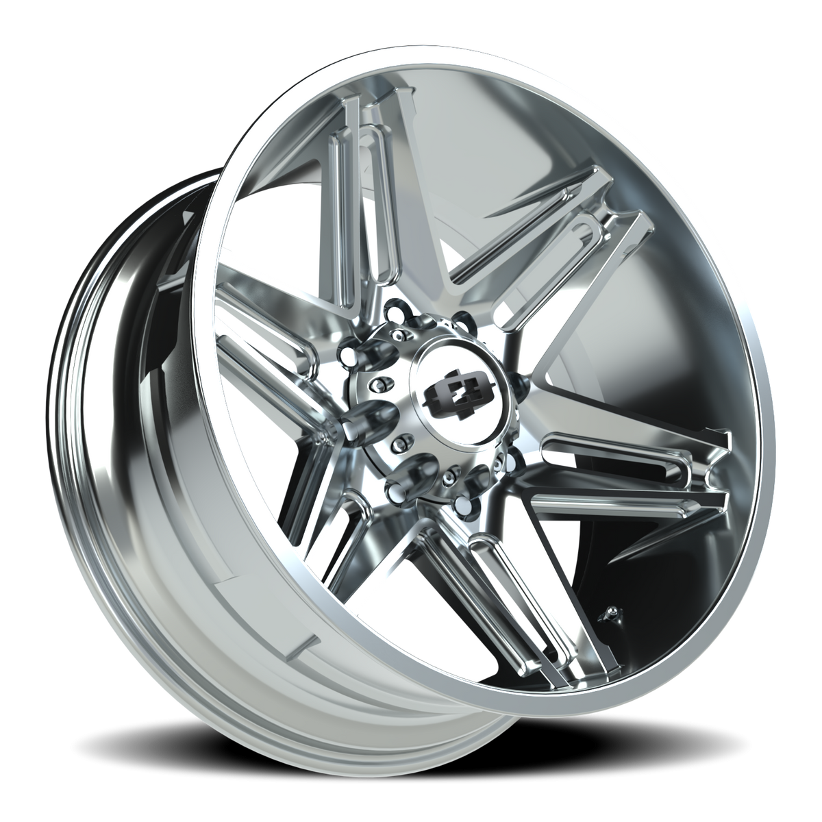Vision Wheel 363 Chrome 22x10 -19 8x180mm 124.2mm - Wheelwiz