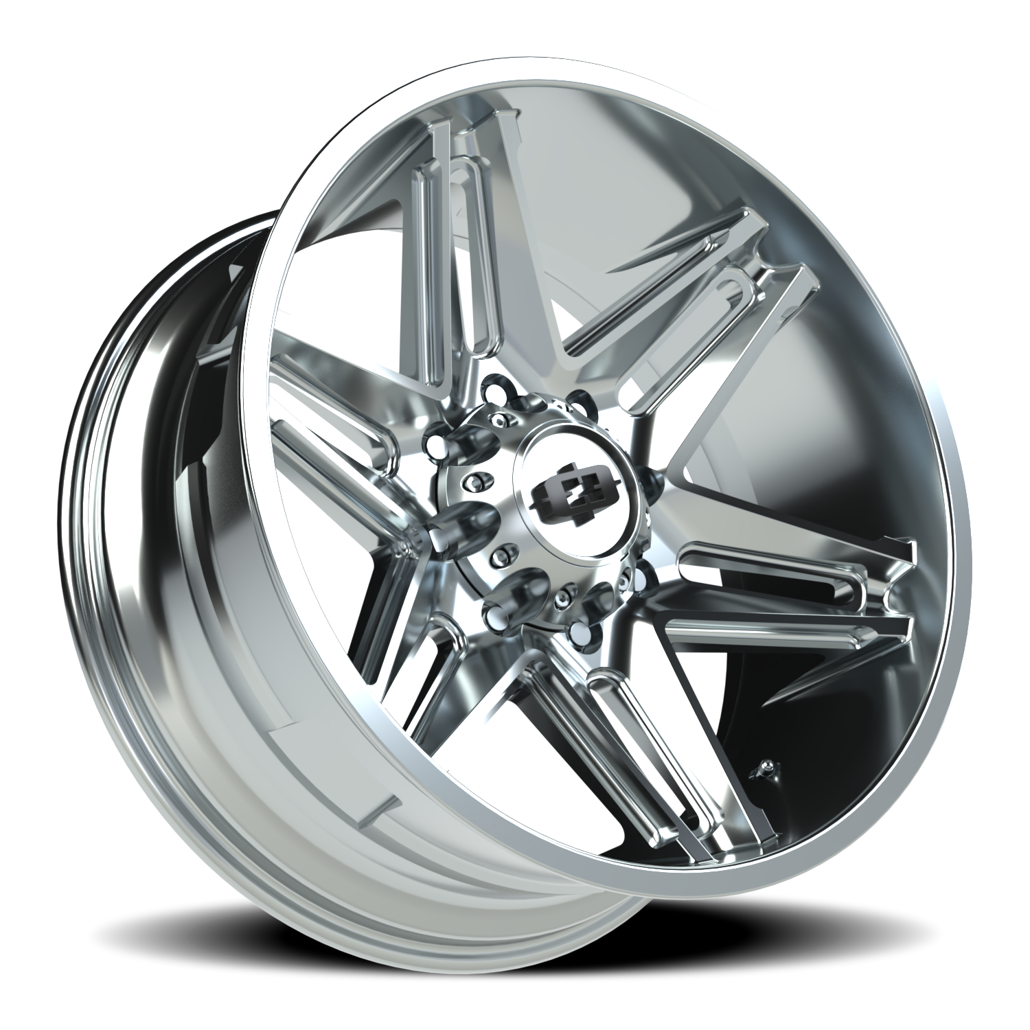 Vision Wheel 363 Chrome 22x10 -19 8x180mm 124.2mm - Wheelwiz