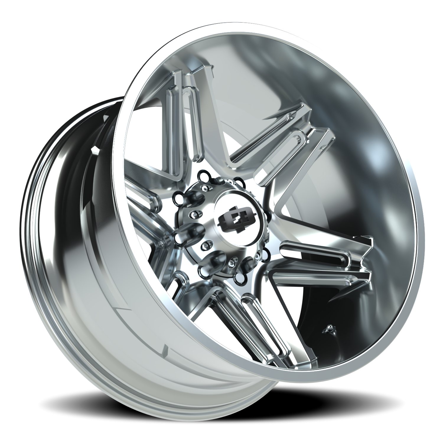 Vision Wheel 363 Chrome 22x12 -51 8x180mm 124.2mm - Wheelwiz