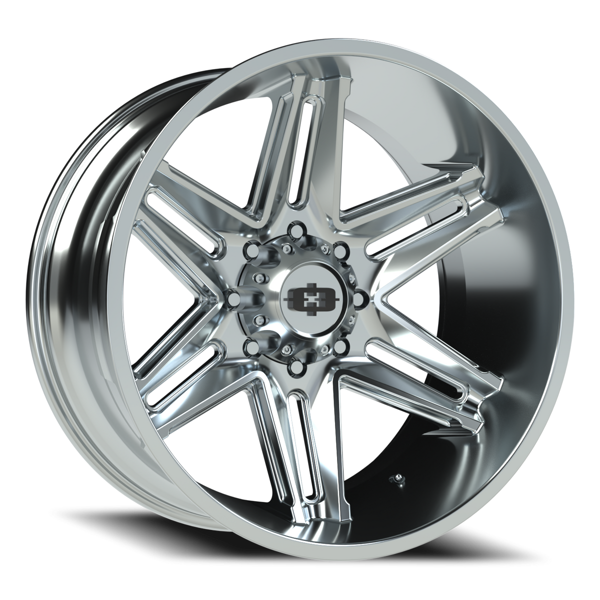 Vision Wheel 363 Chrome 24x12 -51 8x165.1mm 125.2mm - Wheelwiz