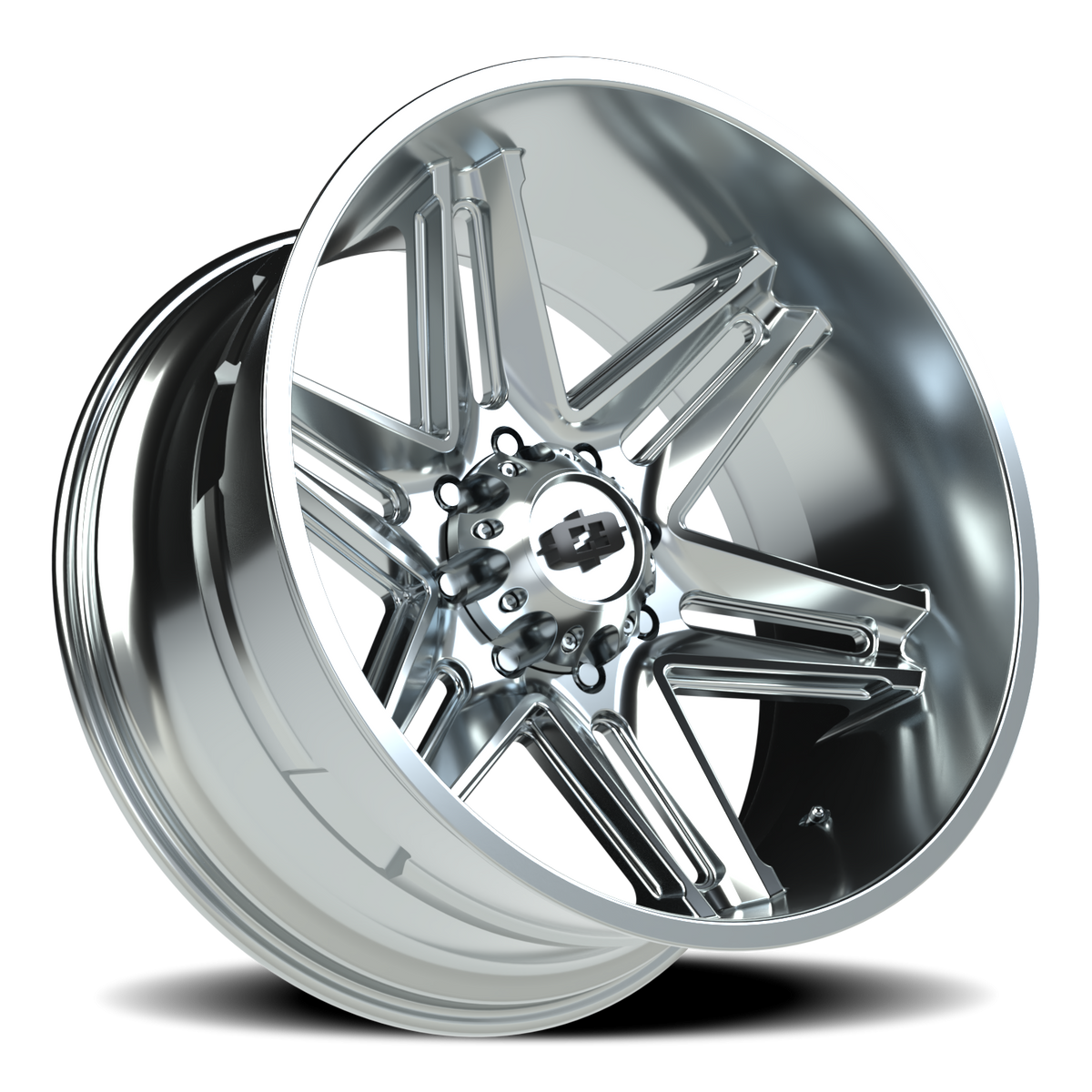 Vision Wheel 363 Chrome 24x12 -51 8x165.1mm 125.2mm - Wheelwiz