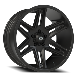Vision Wheel 363 Satin Black 20x10 -25 5x127mm 78.1mm - Wheelwiz