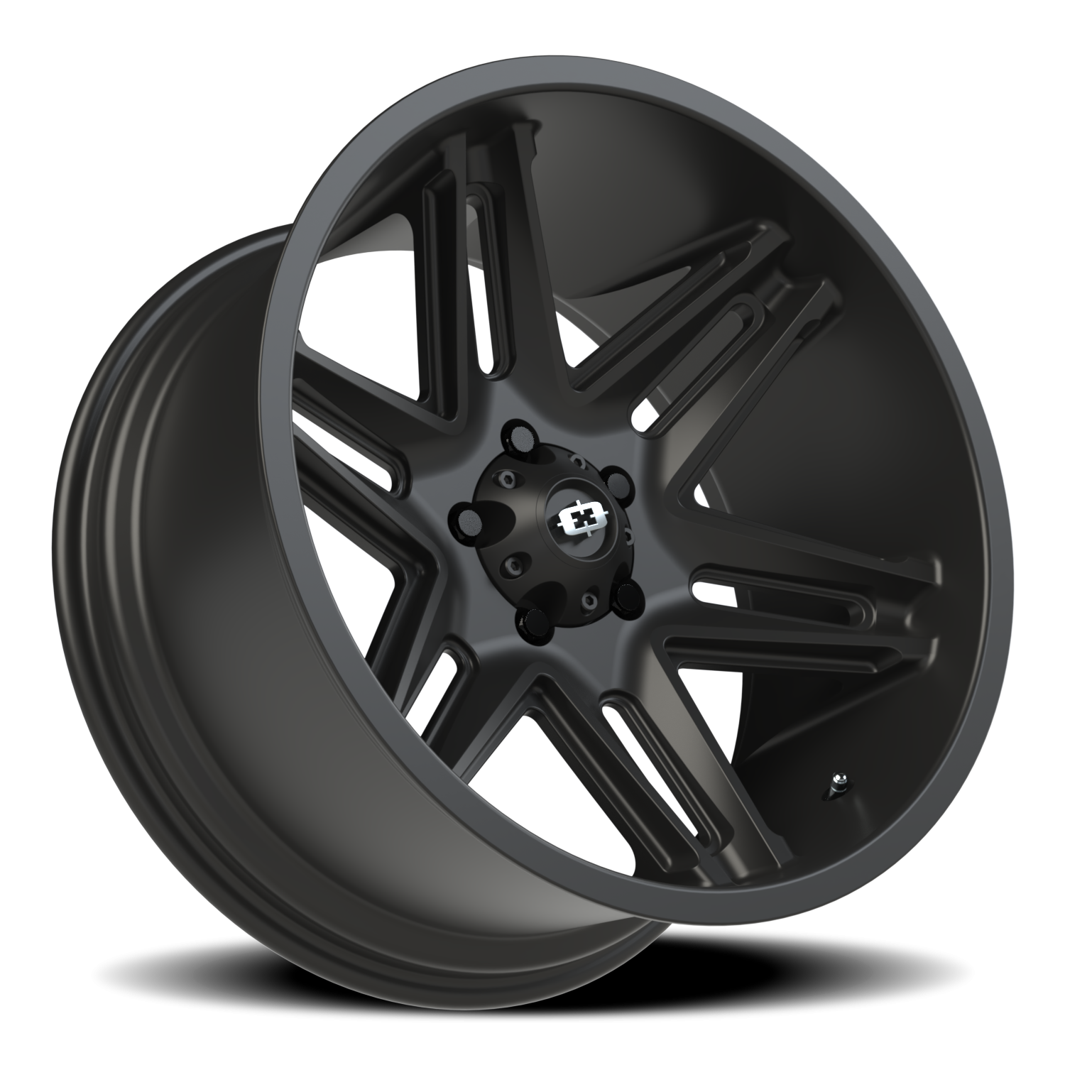 Vision Wheel 363 Satin Black 20x10 -25 5x127mm 78.1mm - Wheelwiz