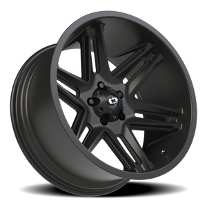 Vision Wheel 363 Satin Black 20x10 -25 5x127mm 78.1mm - Wheelwiz