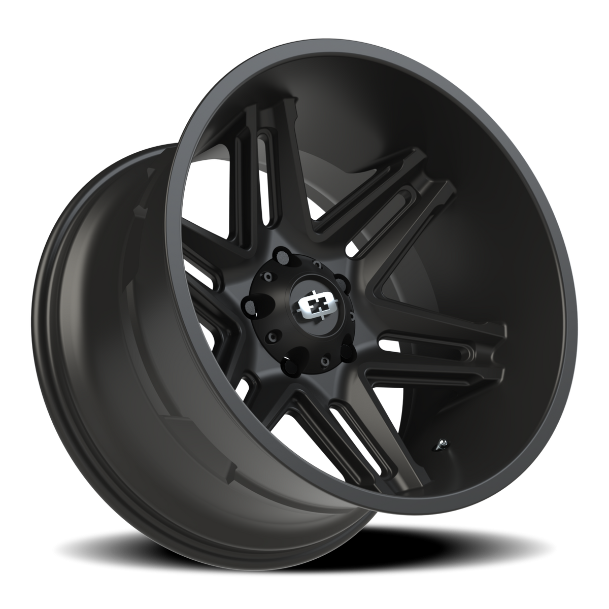 Vision Wheel 363 Satin Black 20x12 -51 5x139.7mm 108mm - Wheelwiz