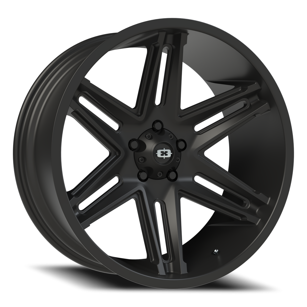 Vision Wheel 363 Satin Black 22x10 -19 5x127mm 78.1mm - Wheelwiz