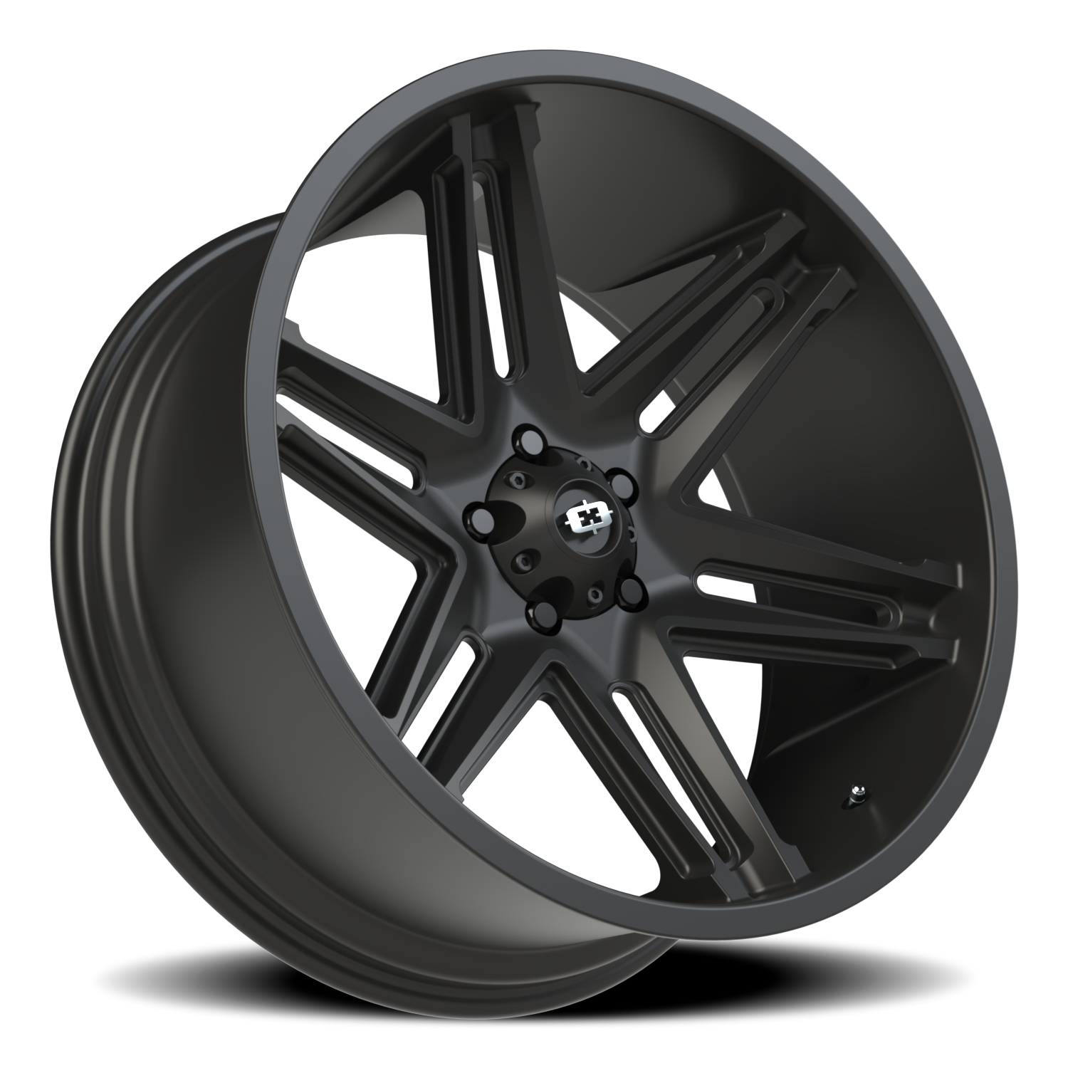 Vision Wheel 363 Satin Black 22x10 -19 5x127mm 78.1mm - Wheelwiz