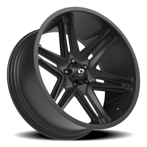 Vision Wheel 363 Satin Black 22x10 -19 5x127mm 78.1mm - Wheelwiz