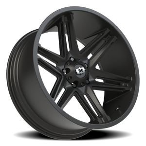 Vision Wheel 363 Satin Black 22x10 -19 5x139.7mm 108mm - Wheelwiz