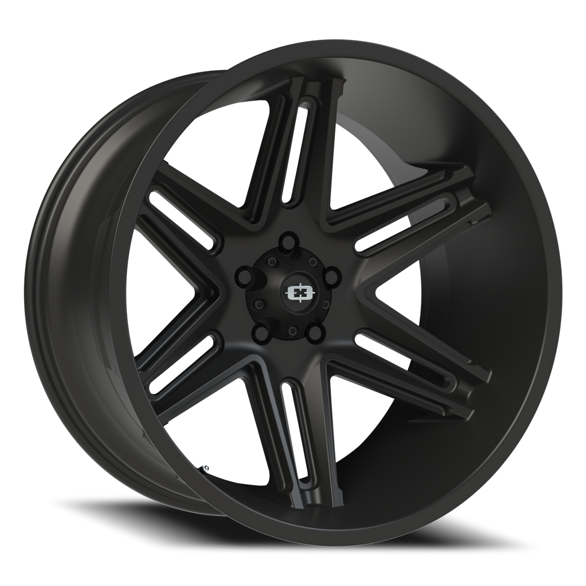 Vision Wheel 363 Satin Black 22x12 -51 5x127mm 78.1mm - Wheelwiz