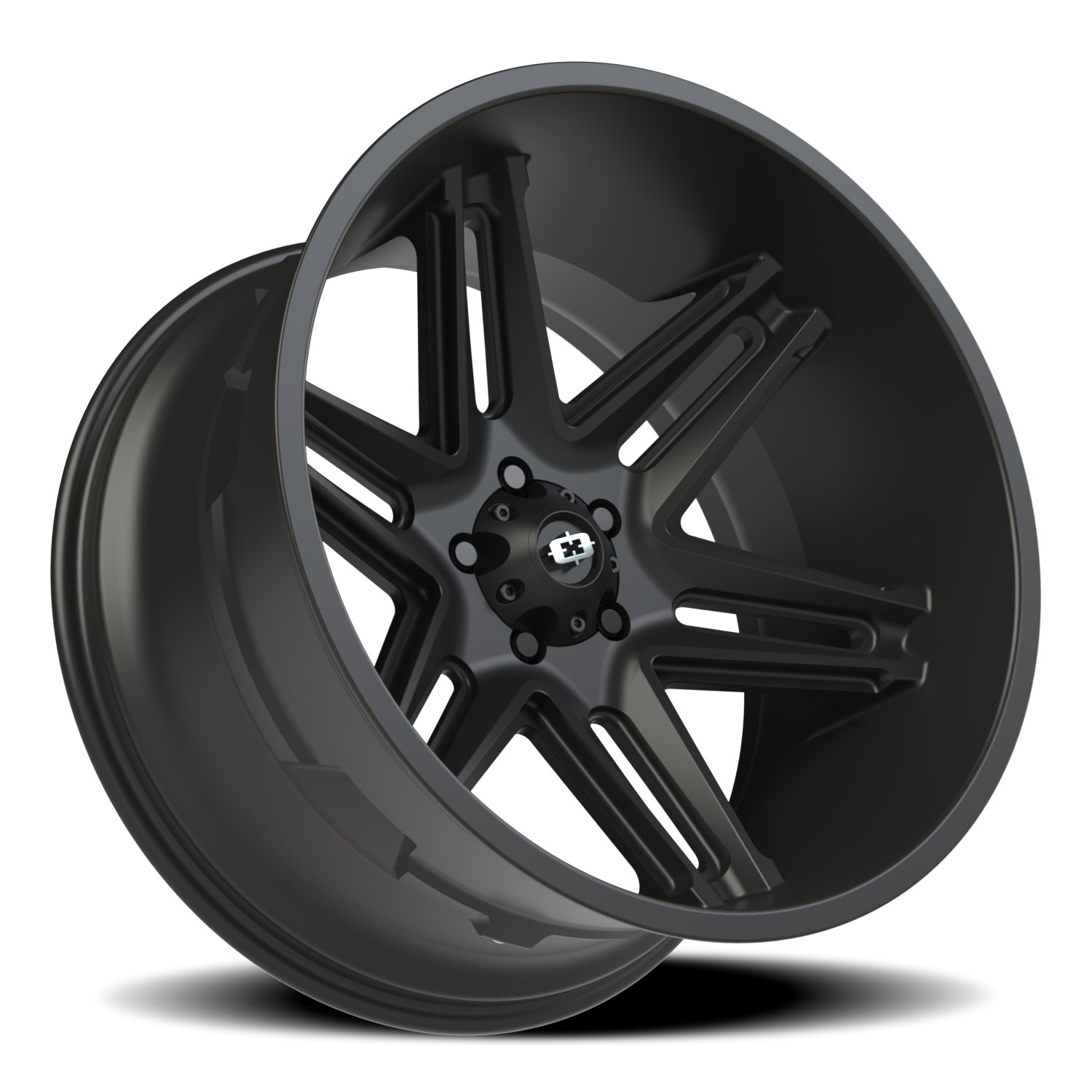 Vision Wheel 363 Satin Black 22x12 -51 5x127mm 78.1mm - Wheelwiz