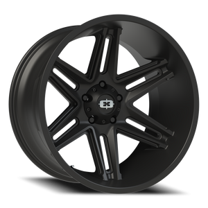 Vision Wheel 363 Satin Black 22x12 -51 5x139.7mm 108mm - Wheelwiz