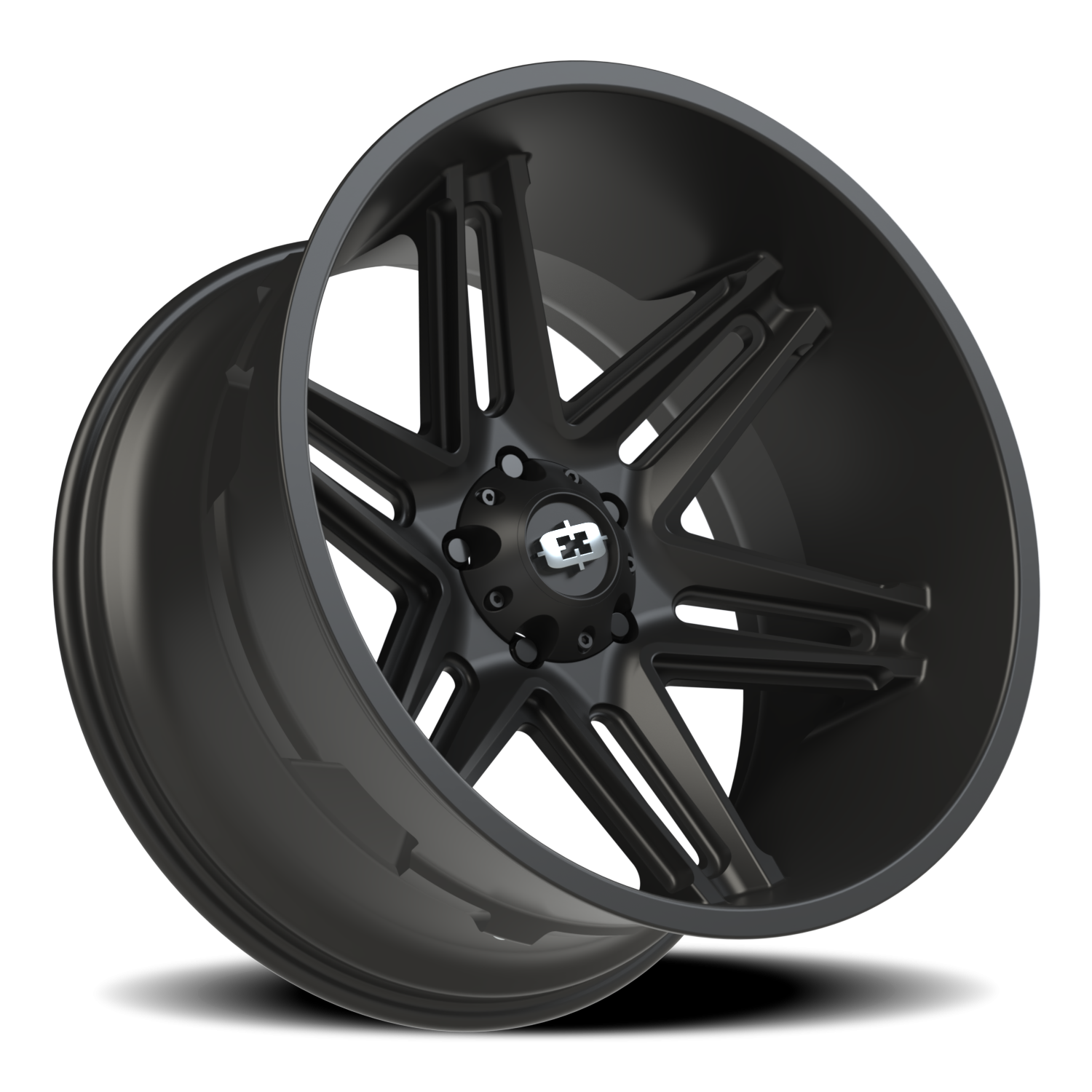 Vision Wheel 363 Satin Black 22x12 -51 5x139.7mm 108mm - Wheelwiz