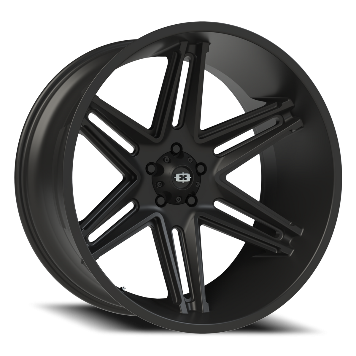 Vision Wheel 363 Satin Black 24x12 -51 5x127mm 78.1mm - Wheelwiz