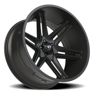 Vision Wheel 363 Satin Black 24x12 -51 5x127mm 78.1mm - Wheelwiz