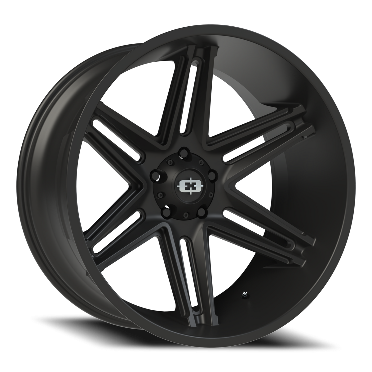 Vision Wheel 363 Satin Black 24x12 -51 5x139.7mm 108mm - Wheelwiz