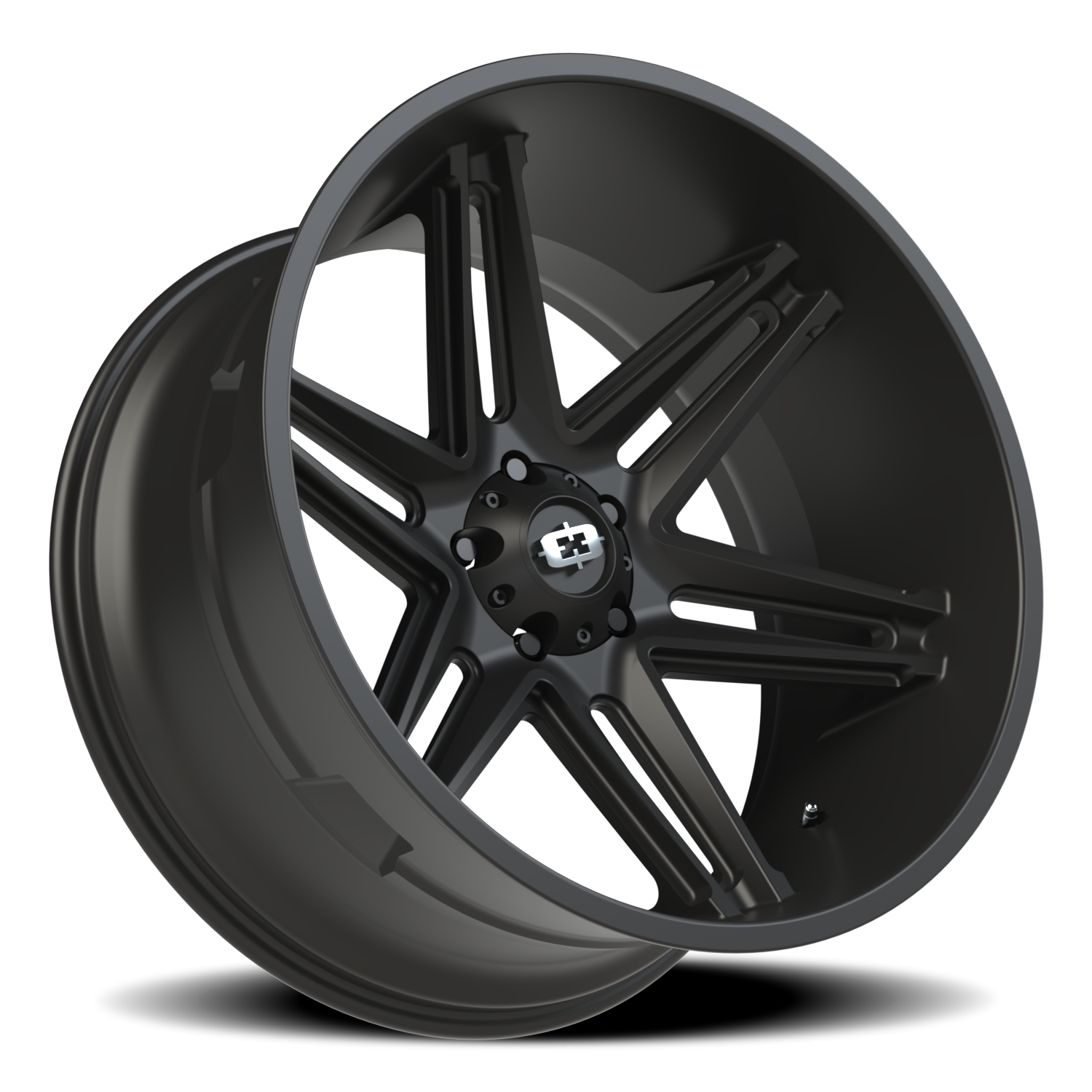 Vision Wheel 363 Satin Black 24x12 -51 5x139.7mm 108mm - Wheelwiz