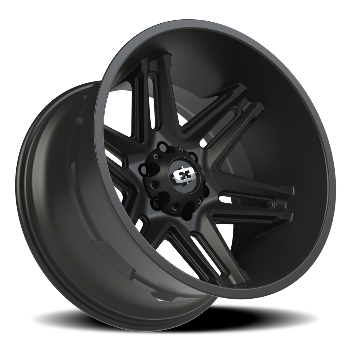 Vision Wheel 363 Satin Black 20x12 -51 6x135mm 87.1mm - Wheelwiz