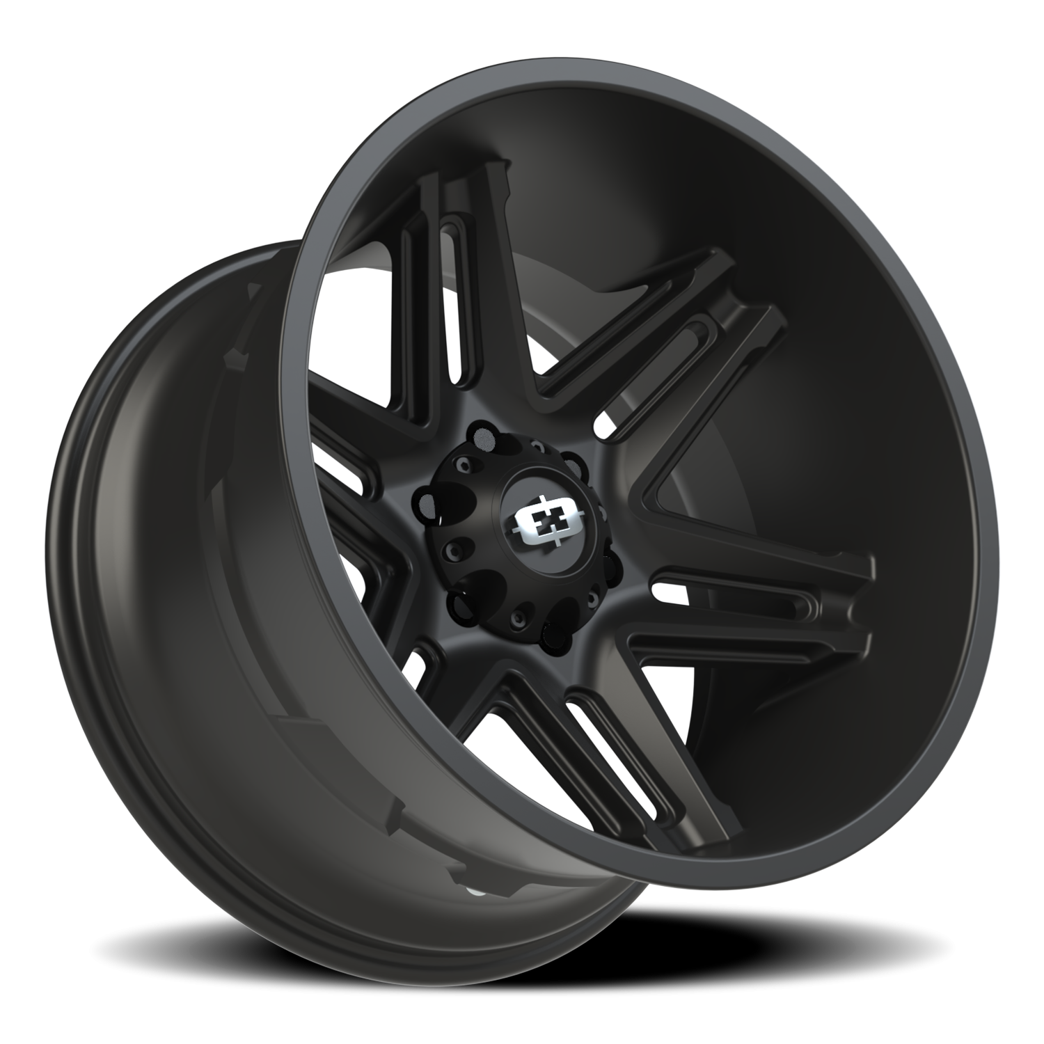 Vision Wheel 363 Satin Black 20x12 -51 6x139.7mm 106.2mm - Wheelwiz