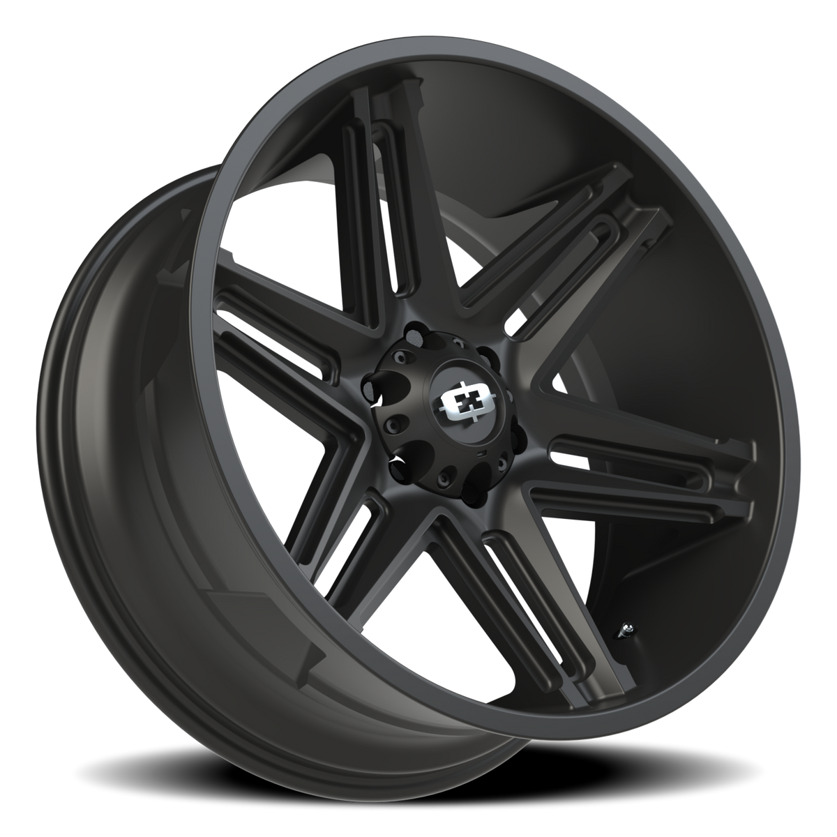 Vision Wheel 363 Satin Black 22x10 -19 6x139.7mm 106.2mm - Wheelwiz