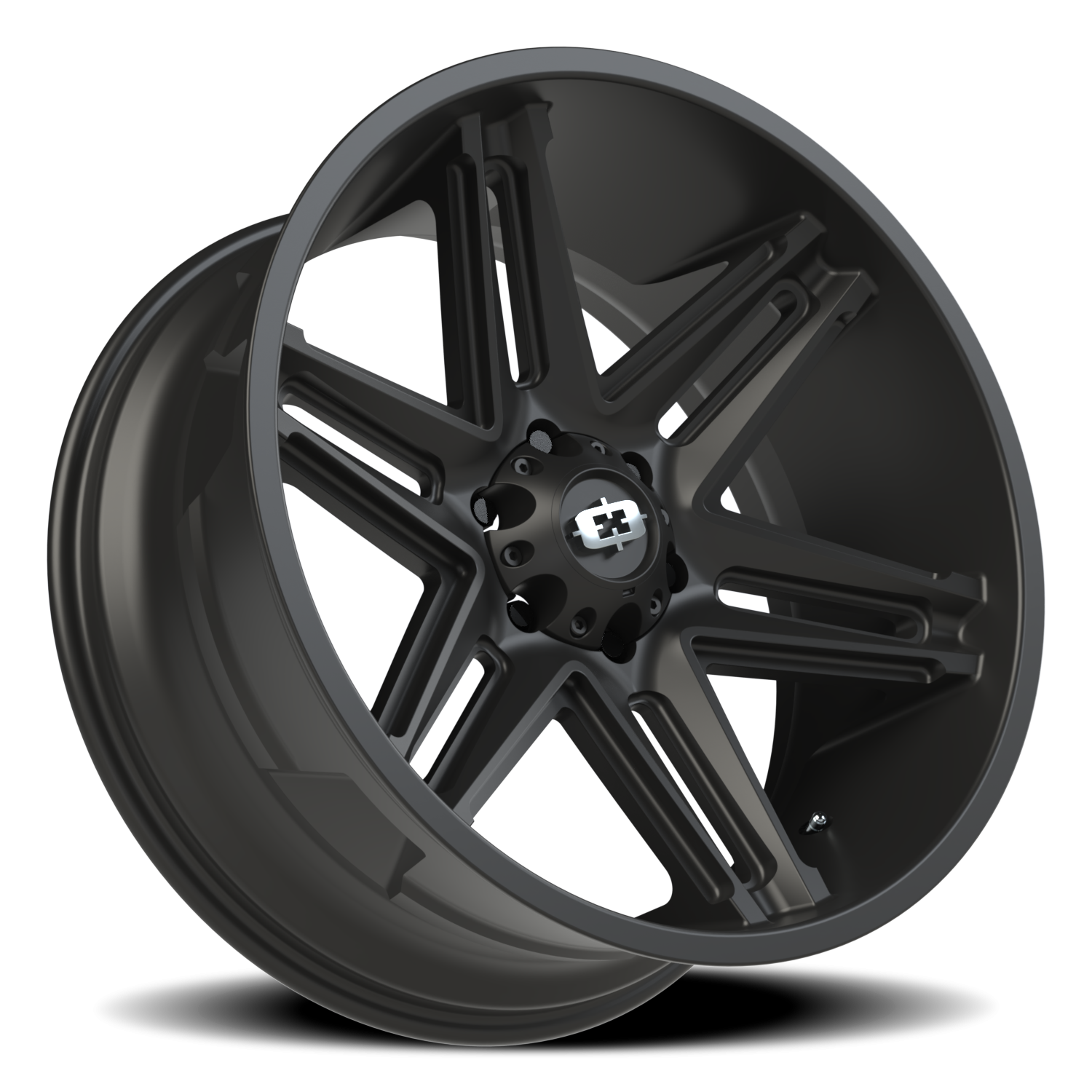 Vision Wheel 363 Satin Black 22x10 -19 6x139.7mm 106.2mm - Wheelwiz