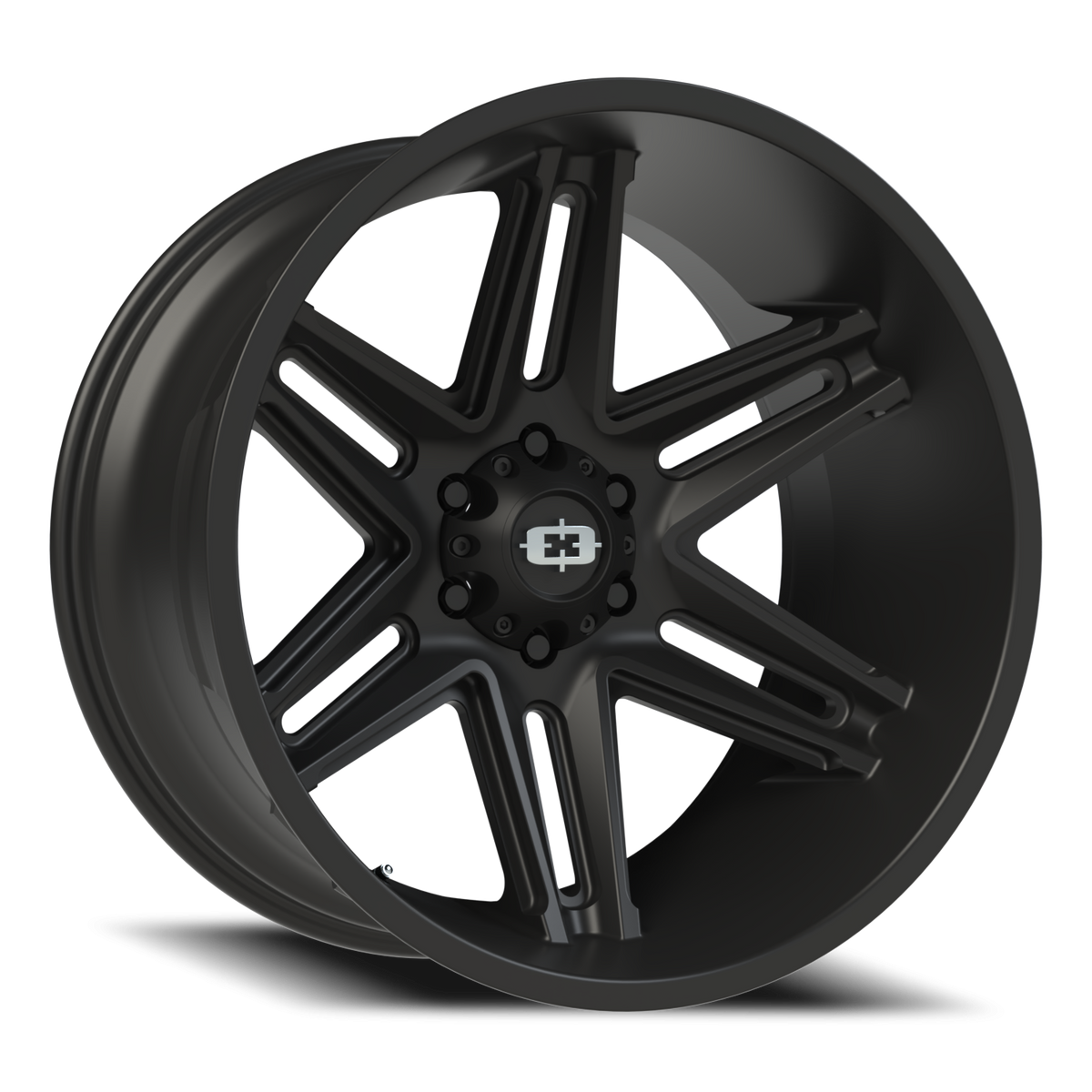 Vision Wheel 363 Satin Black 22x12 -51 6x139.7mm 106.2mm - Wheelwiz
