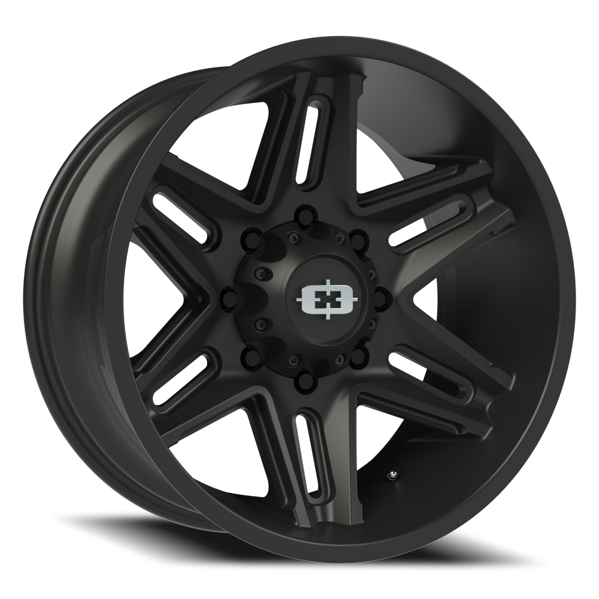 Vision Wheel 363 Satin Black 20x10 -25 8x165.1mm 125.2mm - Wheelwiz