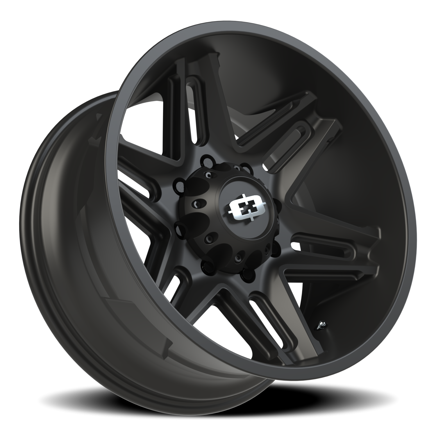 Vision Wheel 363 Satin Black 20x10 -25 8x165.1mm 125.2mm - Wheelwiz